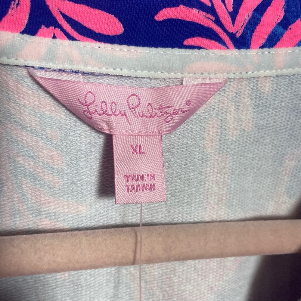 Lilly Pulitzer Skipper Popover Zebra Pullover UPF 50+ NWT $98 Retail - Picture 6 of 13